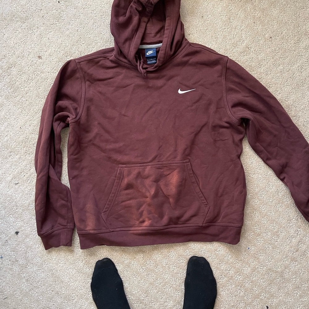 Burgundy Nike Sweater Size L